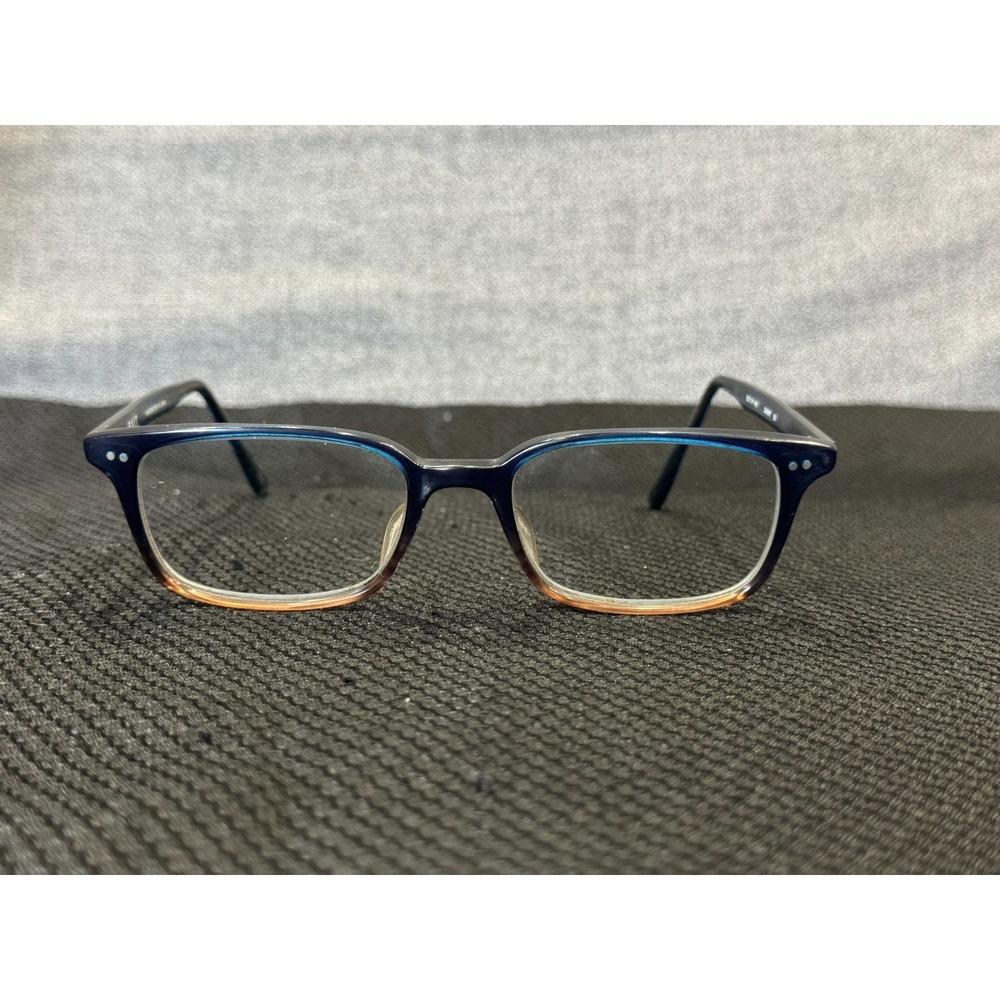 Salt. Danny OD Unisex Blue Full Rim Rectangular Eyeglasses Frame with Case